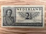 2.5 gulden biljet, Postzegels en Munten, Bankbiljetten | Nederland, Los biljet, 2½ gulden, Ophalen of Verzenden
