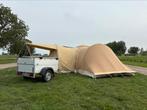 Grote Karsten Familietent (+inhoud) in Anssems bagagewagen, Caravans en Kamperen, Tenten, Ophalen, Zo goed als nieuw