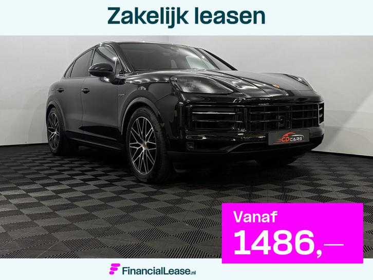 Porsche Cayenne Coupé 3.0 E-Hybrid Sport design Pano, Leder, Auto's, Porsche, Bedrijf, Lease, Financial lease, Cayenne, ABS, Adaptive Cruise Control