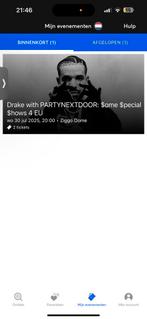 drake tickets, Tickets en Kaartjes, Concerten | R&B en Hiphop, Twee personen, Juli