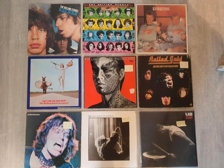 ROLLING STONES EN U2, Cd's en Dvd's, Vinyl | Rock, Gebruikt, Poprock, 12 inch, Ophalen of Verzenden