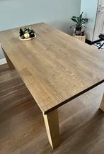 Rustiek eiken tafel, Huis en Inrichting, Tafels | Eettafels, Ophalen, 200 cm of meer, 50 tot 100 cm, Zo goed als nieuw