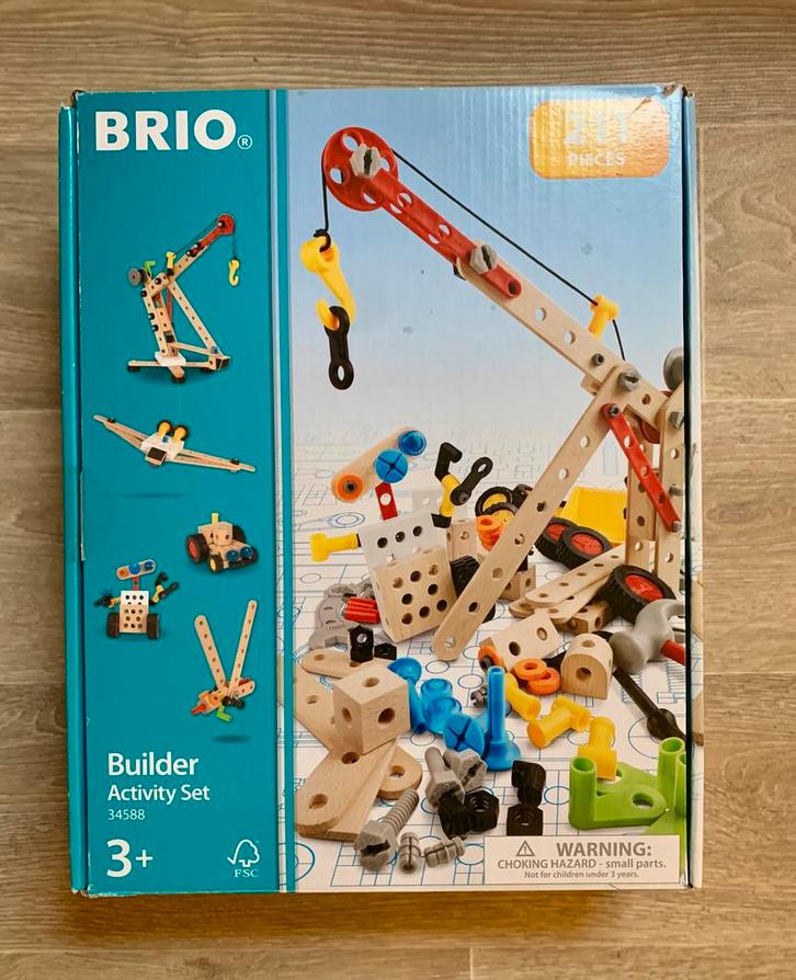 BRIO Builder Activiteitenset - 34588 - 211-delig, Kinderen en Baby's, Speelgoed | Bouwstenen, Zo goed als nieuw, Overige merken