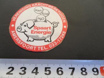 sticker Amersfoort vereniging krachtwerktuigen Spaart Energi beschikbaar voor biedingen