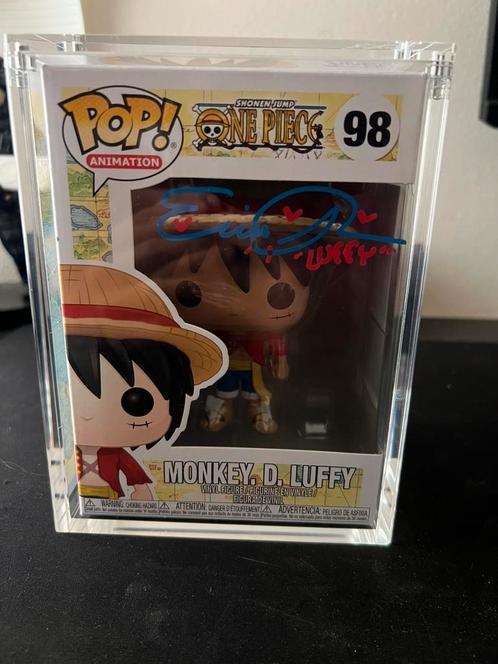 MONKEY. D. LUFFY signed funko pop, Verzamelen, Poppetjes en Figuurtjes, Zo goed als nieuw, Ophalen of Verzenden