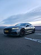 Audi A7 55 Tfsi Quattro 340pk S Tronic 2018 Grijs, Auto's, Audi, Zwart, 2000 kg, 4 stoelen, 109 €/maand