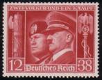 Hitler-Mussolini Zegel uit 1941 (DR 763), Verzamelen, Militaria | Tweede Wereldoorlog, Verzenden, Overige soorten, Duitsland