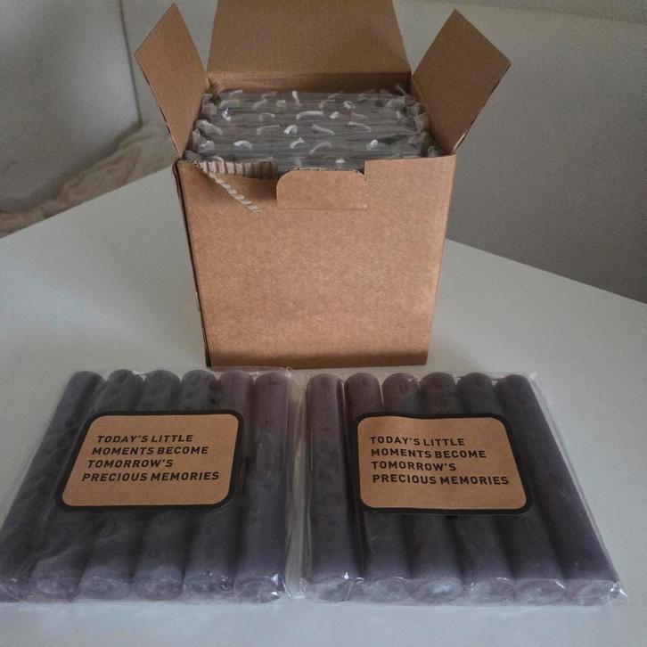 Grote Partij Dinerkaarsen - 506 Stuks, Doe-het-zelf en Verbouw, Metselstenen, Nieuw, Overige typen, Ophalen of Verzenden