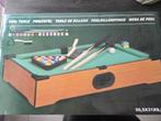 Mini Pooltafel met de afmeting H50,5 x 31 x 9,5 cm., Sport en Fitness, Biljarten en Poolen, Ophalen, Zo goed als nieuw