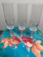 3 kristallen champagne flutes, Antiek en Kunst, Antiek | Glas en Kristal, Ophalen of Verzenden