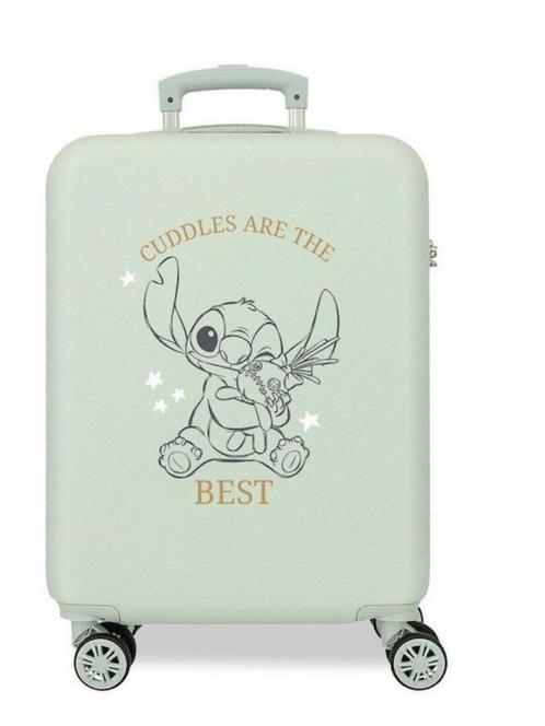 Stitch Trolley Koffer ABS Mint - Disney - Gratis Verzending, Sieraden, Tassen en Uiterlijk, Koffers, Nieuw, Hard kunststof, Minder dan 50 cm