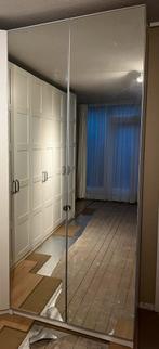 1x Ikea Pax witte kast 100x58x236cm met spiegeldeuren, Huis en Inrichting, Kasten | Kledingkasten, Ophalen, 200 cm of meer, 50 tot 100 cm