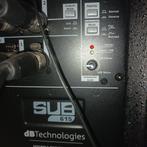 dB Technologies subwoofer SUB 615 en SYA 15 luidsprekers, Ophalen, Zo goed als nieuw