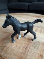 Schleich Veulen - Zwart - Goede Staat, Ophalen of Verzenden, Gebruikt, Paard, Beeldje of Figuurtje