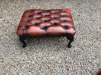 Chesterfield voeten bankje, Huis en Inrichting, Ophalen, Gebruikt, 50 tot 75 cm, Leer