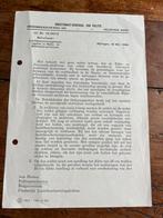 WO2 Bekendmaking LBD Nijmegen Ordnungspolizei kunst bescherm, Verzamelen, Militaria | Tweede Wereldoorlog, Ophalen of Verzenden