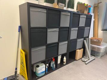 2x KALLAX Open kast, wit, 112x147 cm beschikbaar voor biedingen