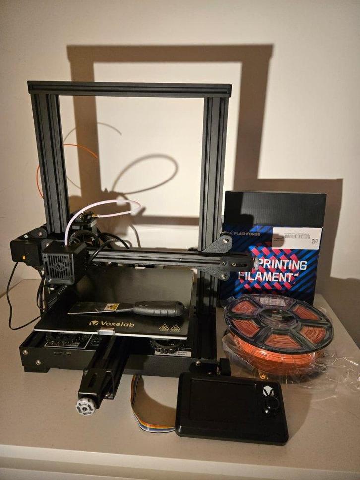 Voxelab Aquila 3d-printer + filament, Computers en Software, 3D Printers, Zo goed als nieuw, Ophalen