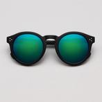 Partij zwarte ronde Distressed zonnebrillen 2209-03