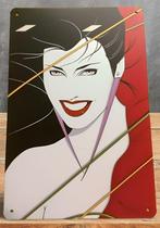 PATRICK NAGEL : Duran Duran 1980s Metalen Wandbord, Verzenden, Nieuw, Foto of Kaart