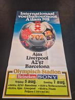 AJAX,  AZ67,BARCELONA,LIVERPOOL, Verzamelen, Ophalen of Verzenden, Zo goed als nieuw, Ajax, Poster, Plaatje of Sticker