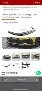 Volkswagen golf gti cs mk8 maxton frontlip, Ophalen of Verzenden