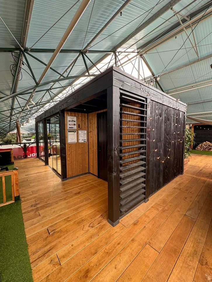 Showmodel Tuinhuis Trendhout Palermo XXL - OP = OP, Tuin en Terras, Tuinhuizen, Zo goed als nieuw, Tuinhuis, Hout, 500 cm of meer