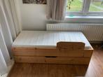 Kinderbed met grote lade 160x70, Huis en Inrichting, Slaapkamer | Bedden, Overige maten, Beige, Gebruikt, 70 cm of minder