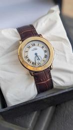 Cartier Must de 1810, Sieraden, Tassen en Uiterlijk, Horloges | Dames, Overige merken, Goud, Ophalen of Verzenden, Leer