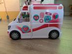 Barbie ambulance, Kinderen en Baby's, Speelgoed | Speelgoedvoertuigen, Ophalen of Verzenden, Zo goed als nieuw