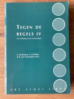 Tegen de regels IV - Een inleiding in de criminologie, Ophalen, Gelezen, Diverse auteurs, Overige wetenschappen