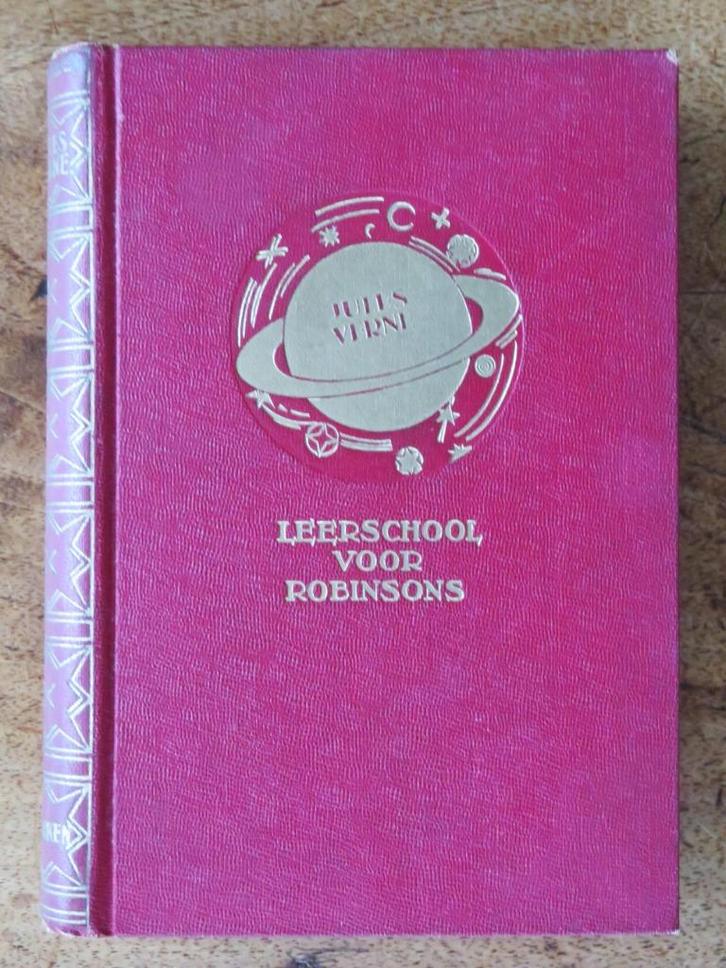 Jules Verne Leerschool voor Robinsons ( 1e en 2e deel 1929 ), Antiek en Kunst, Antiek | Boeken en Bijbels, Ophalen of Verzenden
