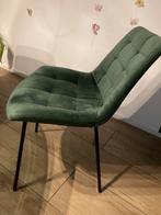 6 Xenos Eetkamerstoelen - Zwart & Groen, Gebruikt, Zwart, Ophalen of Verzenden, Stof