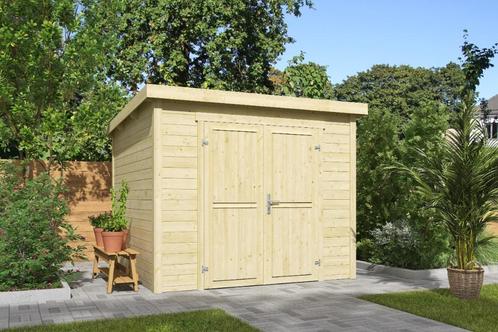 Blokhut Mila 250x250 Onbehandeld vuren, Hobby en Vrije tijd, Overige Hobby en Vrije tijd, Nieuw, Verzenden