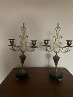 Prachtige vintage kandelaars, Ophalen of Verzenden, Zo goed als nieuw, Hout, Kandelaar