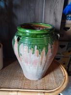 Grote geglazuurde terracotta pot kruik, Ophalen of Verzenden, Zo goed als nieuw, Rond, 40 cm of meer