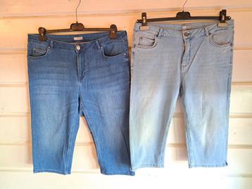 2x Didi Bluesista Stretch Jeans Capri Maat 42 beschikbaar voor biedingen