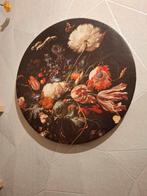 2 ronde canvas schilderijen, Ophalen, Zo goed als nieuw, Schilderij