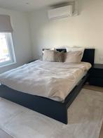 Complete set slaapkamer IKEA (MALM), Huis en Inrichting, Ophalen, Zwart, Tweepersoons, Zo goed als nieuw