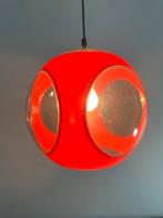 Vintage rode space age Bulb Bug Eye hanglamp lamp jaren 70, ?, Zo goed als nieuw, Minder dan 50 cm, ?