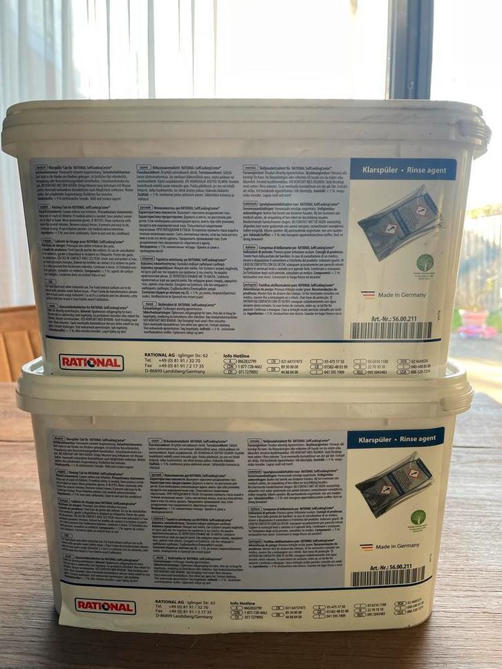 HORECA Rational Glansspoelmiddel  2 stuks, Huis en Inrichting, Keuken | Keukenbenodigdheden, Ophalen of Verzenden