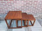 Vintage Nesting Tables - Set van 3, Huis en Inrichting, Tafels | Bijzettafels, Ophalen, Minder dan 45 cm, Minder dan 55 cm, Gebruikt