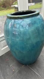 Grote geglazuurde pot - Prachtige kleur!, Ophalen of Verzenden, Gebruikt