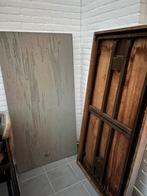 2x Klaptafel 76x152 cm, Huis en Inrichting, Tafels | Eettafels, Ophalen, Gebruikt, 50 tot 100 cm, Vijf personen of meer
