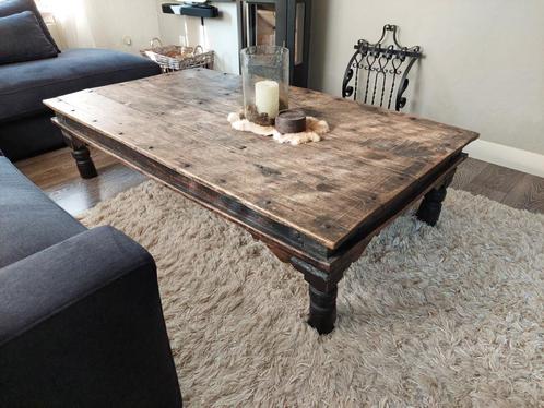 Salontafel XXL - Uniek meubelstuk landelijk, Huis en Inrichting, Tafels | Salontafels, Minder dan 50 cm, 50 tot 100 cm, 150 tot 200 cm