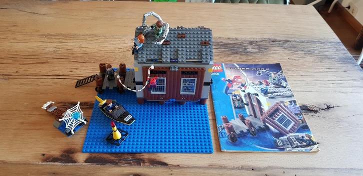 Lego 4856 - Doc Ock's Hideout, Kinderen en Baby's, Speelgoed | Duplo en Lego, Zo goed als nieuw, Lego, Complete set, Ophalen of Verzenden