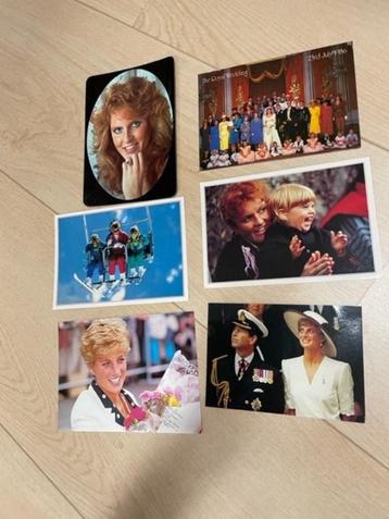 Engels koningshuis ansichtkaarten Lady Di Sarah Ferguson beschikbaar voor biedingen