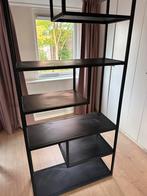 Zwarte Roomdivider Kast 188 cm hoog, Met plank(en), Zo goed als nieuw, Metaal, 150 tot 200 cm