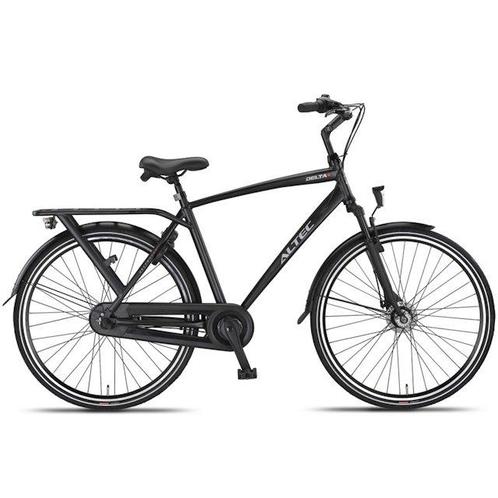 Altec Delta Heren Mat Zwart 61cm 2024, Fietsen en Brommers, Fietsen | Heren | Herenfietsen, Nieuw, Overige merken, 61 tot 65 cm