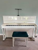 Te koop: Piano Steinbeck., Ophalen, Wit, Zo goed als nieuw, Piano